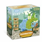 Wader: Baby Blocks Dino cuburi de construcții - Triceratops