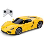 Rastar: Porsche 918 Spyder Mașină cu telecomandă 1:24 - galben