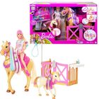 Barbie: Groom 'n Care - Set de joacă cu păpușă Barbie și cai