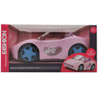 Roadster autó játékbabáknak - rózsaszín