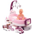 Baby Nurse: Interaktív babaágy játékszett - 24 db-os