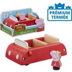 Peppa Pig: Mașinuță roșie din lemn cu Peppa