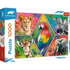 Trefl Animal Planet: Animale exotice- puzzle cu 1000 de piese