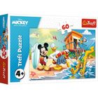 Trefl: Distracție pe plajă cu Mickey Mouse - puzzle cu 60 de piese