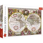 Trefl: Harta nouă a mapamondului - puzzle cu 2000 piese