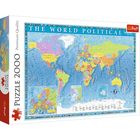 Trefl: Harta politică a lumii - puzzle cu 2000 piese