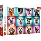 Trefl: Portrete amuzante despre câini - puzzle cu 2000 piese