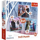 Trefl: Frozen 2 - puzzle 3-în-1 cu 20, 36 și 50 de piese
