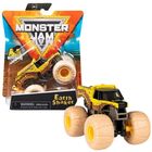 Monster Jam: Mașinuță Earth Shaker cu accesoriu - galben