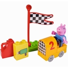 Peppa Pig: Set de joacă George cu mașină de curse