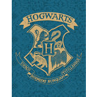Harry Potter: Roxfort címer mintás polár takaró - 130 x 170 cm