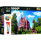 Trefl: Castelul Drachenburg - puzzle cu 1000 de piese + adeziv cadou