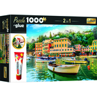 Trefl: Portofino - puzzle cu 1000 de piese + adeziv cadou
