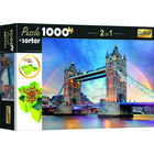 Trefl: London, Tower Bridge puzzle - 1000 darabos + szortírozó tálca
