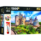 Trefl: Loire menti kastély puzzle ragasztóval - 1500 darabos