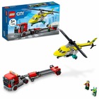 LEGO City - Great Vehicles: Transportul elicopterului de salvare - 60343