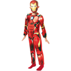 Rubies: Costum Deluxe Iron Man - 128 cm