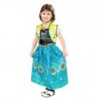 Costum prințesă Anna, vară - mărime S pentru copii de 3-4 ani
