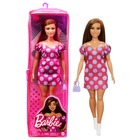 Barbie Fashionistas Barátnők: Baba pöttyös ruhában