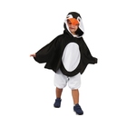 Pingvin köpeny kapucnival - 92-104 cm