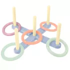 Karikás célbadobós játék, pasztell