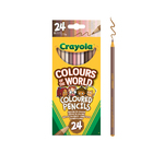 Crayola: Colours of the World, Set de creioane colorate în tonul pielii - 24 buc.