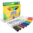 Crayola: Set de 12 markere lavabile cu vârfuri boante