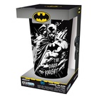 DC: Pahar din sticlă cu model Batman și Joker - 500 ml
