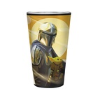 Star Wars: Pahar de sticlă cu model The Mandalorian, XXL - 400 ml