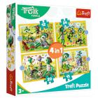 Trefl: Distracție în familia Trefiliki - puzzle 4-în-1