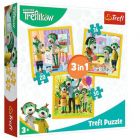 Trefl: Distracție în familia Trefiliki - puzzle 3-în-1