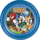 Sonic: Farfurie plată din plastic - 25 cm