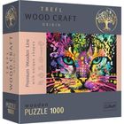 Trefl Puzzle Wood Craft: Színes macska – 1000 darabos puzzle fából