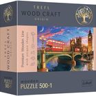 Trefl Puzzle Wood Craft: Londoni látványosságok – 500+1 darabos puzzle fából