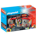 Playmobil: Stație de pompieri, set portabil - 5663