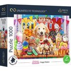 Trefl Prime: Doggy Peekers - puzzle cu 1000 de piese