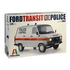 Italeri: Ford Transit angol rendőrautó makett ragasztóval, 1:24