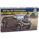 Italeri: maquete de veículo militar VW Typ 82 Kübelwagen, escala 1:35