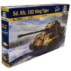 Italeri: Sd. Kfz. 182 Königstiger tanki mudel, 1:72