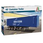 Italeri: Machetă 3951S 40’ Container Trailer - 1:24