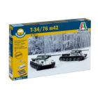 Italeri: maqueta de tanque T‑34/76 m42, escala 1:72