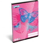 Lollipop: Pink Butterfly caiet maculator, 40 de file, A5
