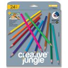 Creative Jungle: Színes ceruza készlet - 24 db-os