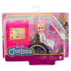 Barbie: păpușă Chelsea în scaun cu rotile