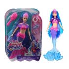 Barbie: Mermaid Power - Păpușă sirenă Malibu