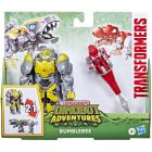 Transformers: Dinobot Adventures - Set de figurine Bumblebee și dinozaur robot