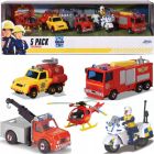 Pompierul Sam: Set de 5 mașinuțe