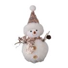 Om de zăpadă cu pălărie, ornament de crăciun - 18 cm