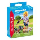 Playmobil: Îngrijitoare de câini - 70883