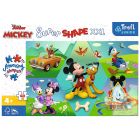 Trefl: Féktelen móka Mickeyvel XXL puzzle - 60 darabos